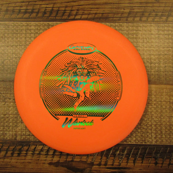 Gateway Warlock Suregrip Super Soft Putt & Approach Disc Golf Disc 174 Grams Orange