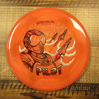 Streamline Pilot Neutron Special Edition Putt & Approach Disc Golf Disc 174 Grams Orange Brown Red