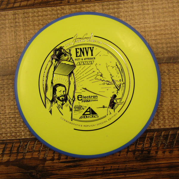 Axiom Envy Electron Firm James Conrad 2021 World Champion Putt & Approach Disc Golf Disc 175 Grams Yellow Blue