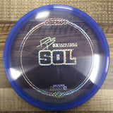 Discraft Paige Pierce 5 X World Champion Sol Z Line Midrange Disc Golf Disc 173-174 Grams Purple