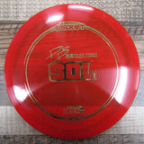 Discraft Paige Pierce 5 X World Champion Sol Z Line Midrange Disc Golf Disc 173-174 Grams Red