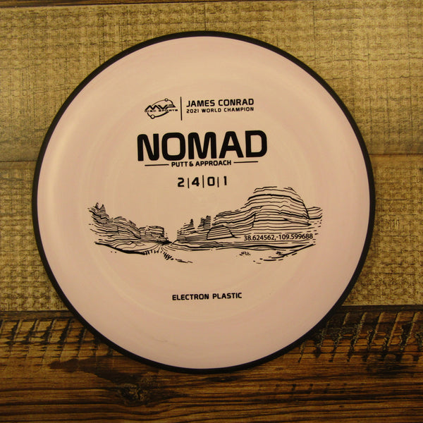 MVP Nomad Electron James Conrad 2021 Putt & Approach Disc Golf Disc 168 Grams Gray Purple