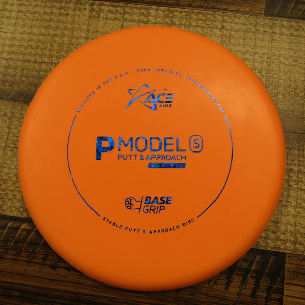 Prodigy Ace Line P Model S Putt & Approach Base Grip Cale Leiviska Back Stamp 174 Grams Orange