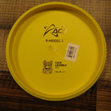 Prodigy Ace Line P Model S Putt & Approach Base Grip Cale Leiviska Back Stamp 174 Grams Yellow