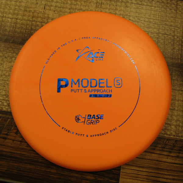 Prodigy Ace Line P Model S Putt & Approach Base Grip Cale Leiviska Back Stamp 174 Grams Orange