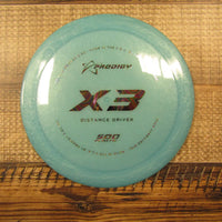 Prodigy X3 500 Distance Driver Disc 174 Grams Blue