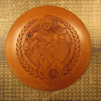 Cherry Wood Art Disc Les White 229 Junior Mini 39 Grams