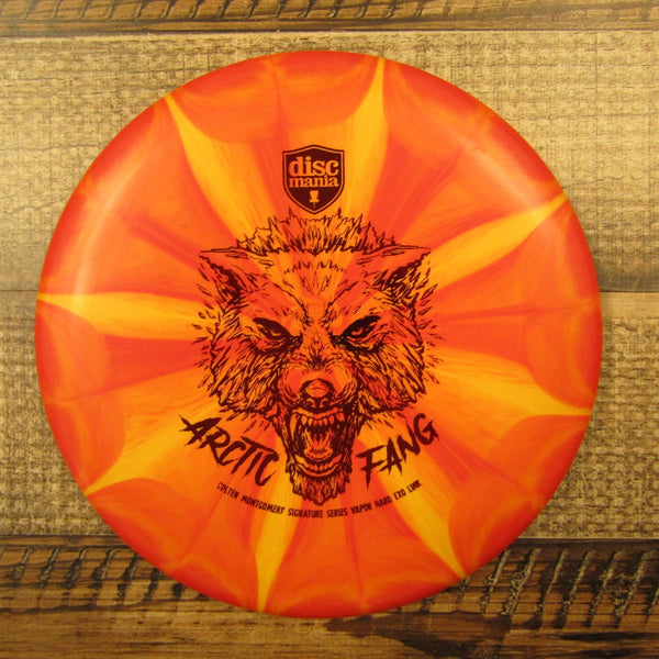 Discmania Link Exo Hard Vapor Arctic Fang Colten Montgomery Putter Disc Golf Disc 173 Grams Orange