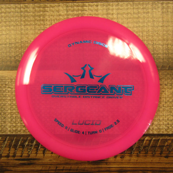 Dynamic Discs Sergeant Lucid Distance Driver Disc Golf Disc 173 Grams Pink