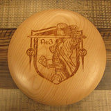 Cherry Wood Art Disc Les White Female Pirate Full Size 153 Grams