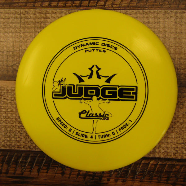 Dynamic Discs Emac Judge Classic Blend Putter Disc Golf Disc 173 Grams Yellow