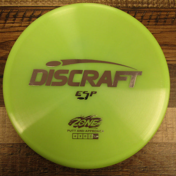 Discraft Zone ESP Putt and Approach Disc Golf Disc 173-174 Grams Green Yellow